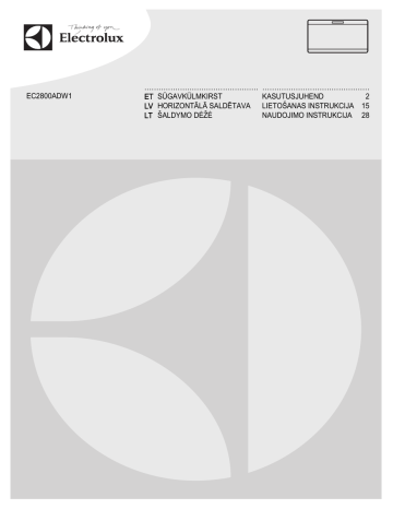 Electrolux EC2800ADW1 User manual Electrolux EC2800ADW1 User manual