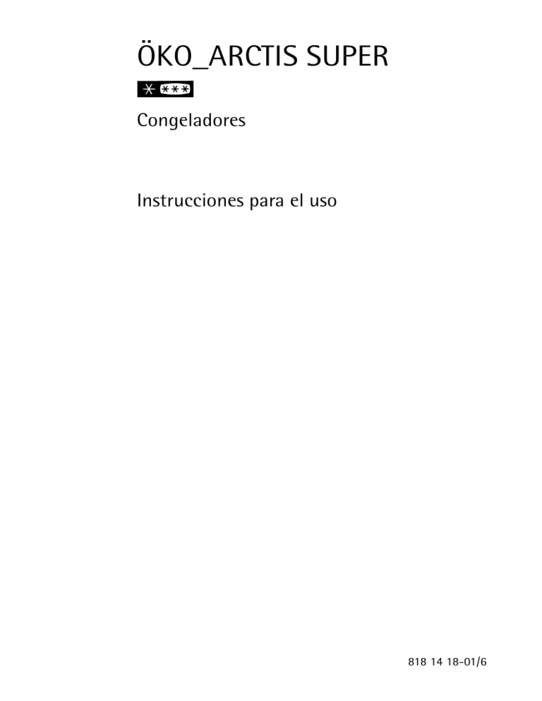 AEG ÖKO_ARCTIS.SUPER.2174-6.G User manual AEG ÖKO_ARCTIS.SUPER.2174-6.G User manual