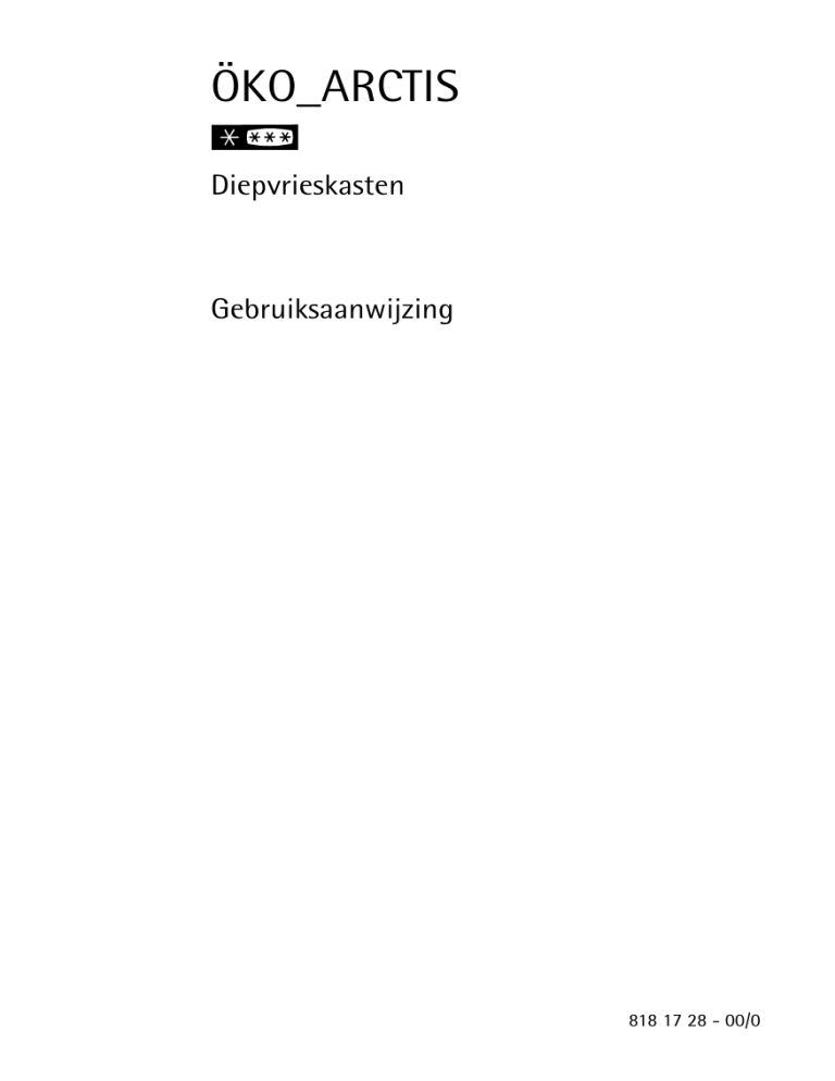 AEG ÖKO_ARCTIS.SUPER.267, ÖKO_ARCTIS.SUPER.217 User manual AEG ÖKO_ARCTIS.SUPER.267, ÖKO_ARCTIS.SUPER.217 User manual