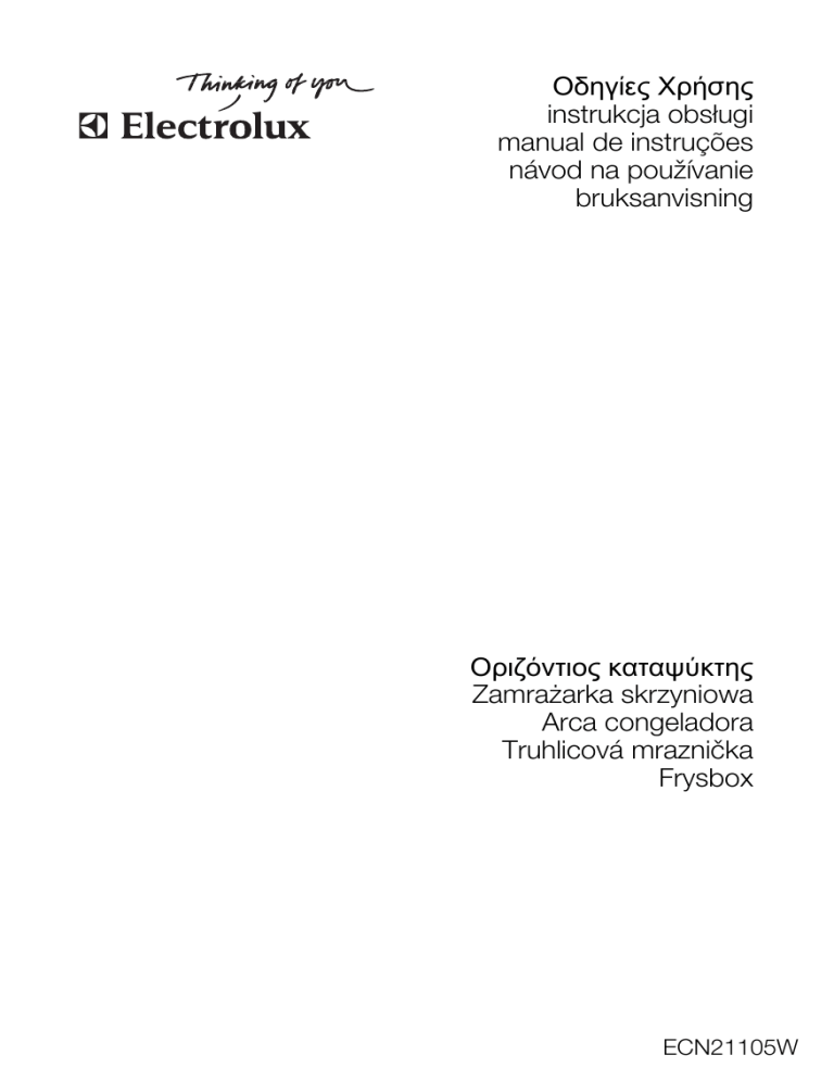 Electrolux ECN21105W User guide Electrolux ECN21105W User guide