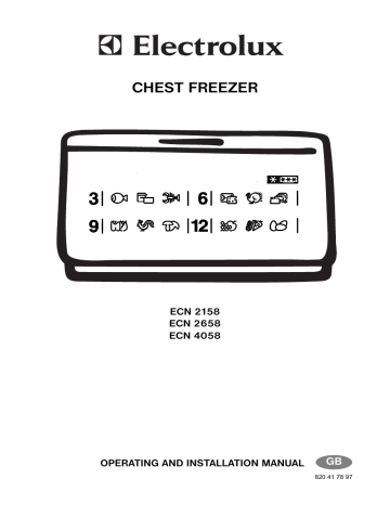 Electrolux ECN2158, ECN4058, ECN2658 User manual Electrolux ECN2158, ECN4058, ECN2658 User manual