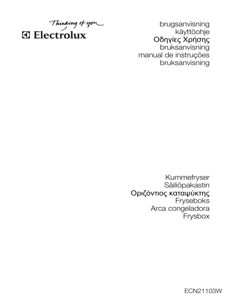 Electrolux ECN21103W User manual Electrolux ECN21103W User manual