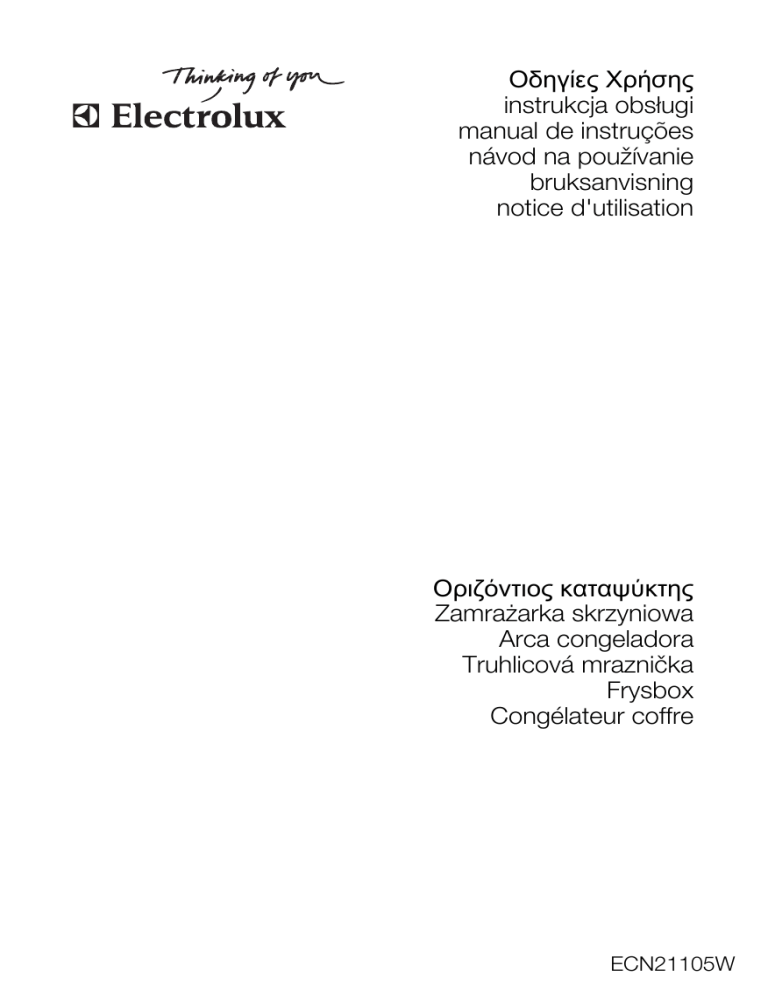 Electrolux ECN21105W User guide Electrolux ECN21105W User guide