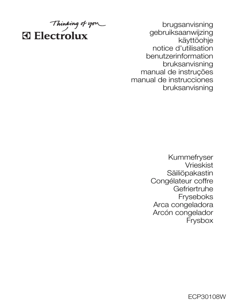 Electrolux ECP30108W User guide Electrolux ECP30108W User guide