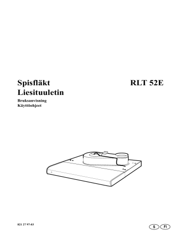 ROSENLEW RLT 52E User manual ROSENLEW RLT 52E User manual