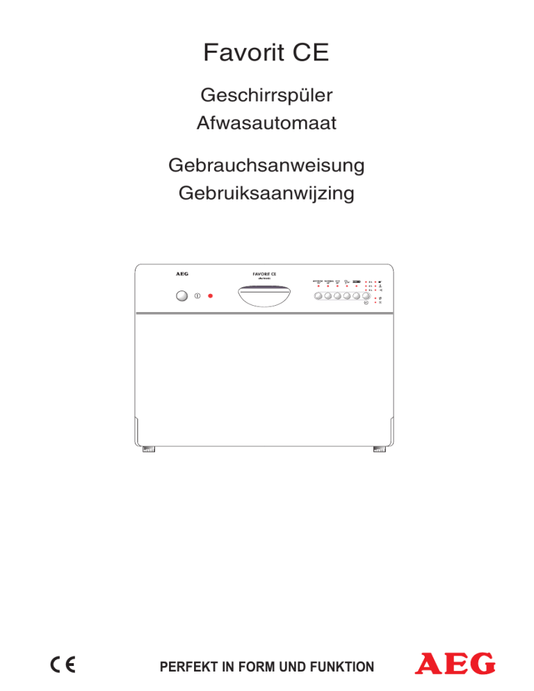 AEG FCE User manual AEG FCE User manual