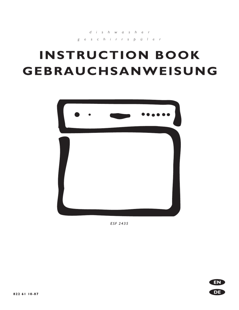 Electrolux ESF2435 User manual Electrolux ESF2435 User manual