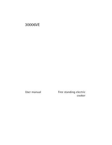 Aeg-Electrolux 30006VE-WN User Manual | Manualzz Aeg-Electrolux 30006VE-WN User Manual | Manualzz