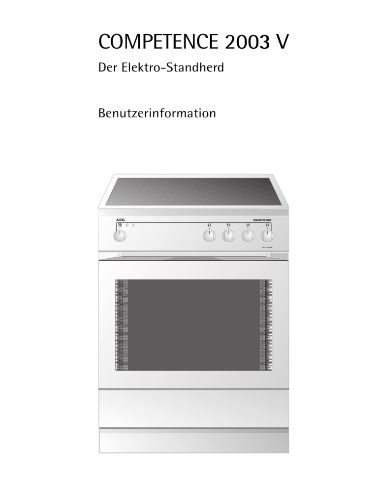 AEG 2003V-EW User manual AEG 2003V-EW User manual