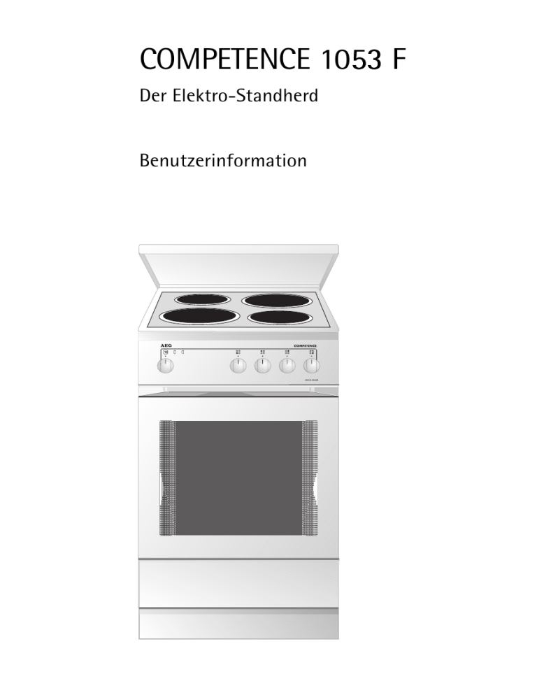 AEG 1053F-EW User manual AEG 1053F-EW User manual
