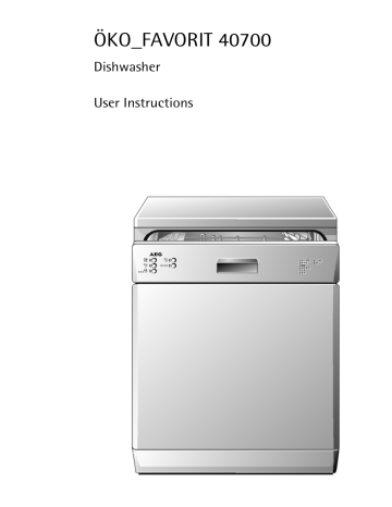 AEG FAV40700W User manual AEG FAV40700W User manual