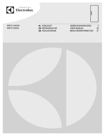 Electrolux ERF3110AOX, ERF3110AOW User manual Electrolux ERF3110AOX, ERF3110AOW User manual