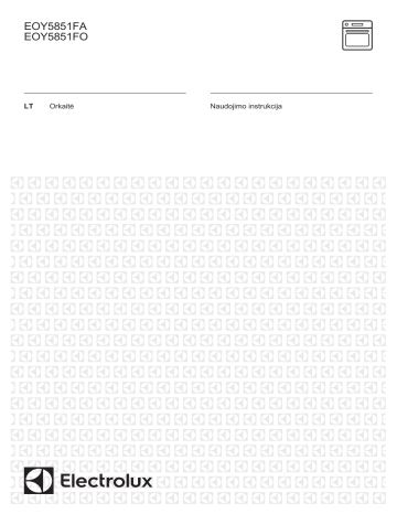 Electrolux EOY5851FAX User manual Electrolux EOY5851FAX User manual