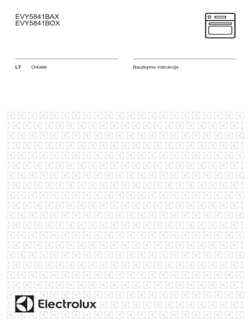 Electrolux EVY5841BOX User manual Electrolux EVY5841BOX User manual