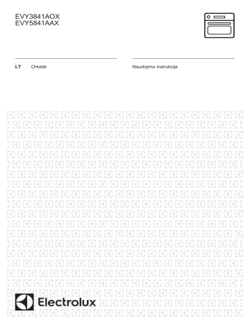 Electrolux EVY5841AAX, EVY3841AOX User manual Electrolux EVY5841AAX, EVY3841AOX User manual