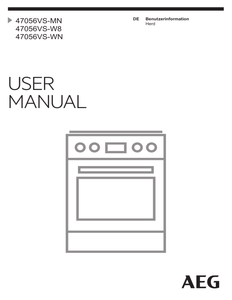 AEG 47056VS-W8 User manual AEG 47056VS-W8 User manual