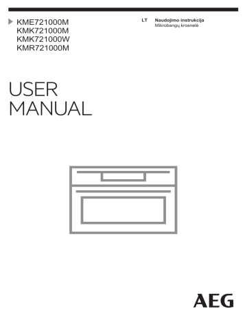 AEG KME721000M, KMK721000M User manual AEG KME721000M, KMK721000M User manual
