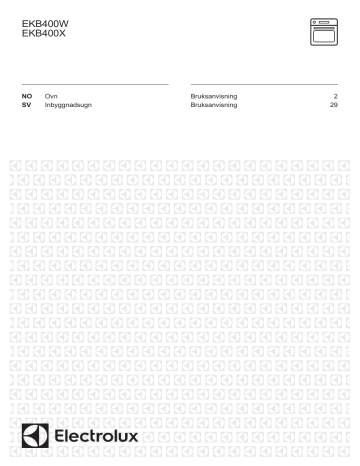 Electrolux EKB400W, EKB400X User manual Electrolux EKB400W, EKB400X User manual
