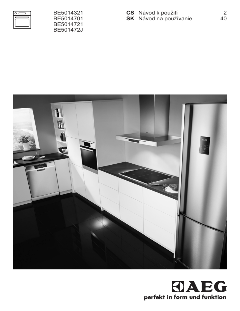 AEG BE5014701M User manual AEG BE5014701M User manual