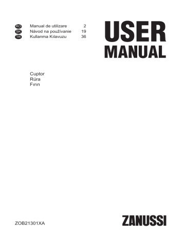 Zanussi ZOB21301XA User manual Zanussi ZOB21301XA User manual