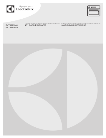 Electrolux EVY9841AAX User manual Electrolux EVY9841AAX User manual