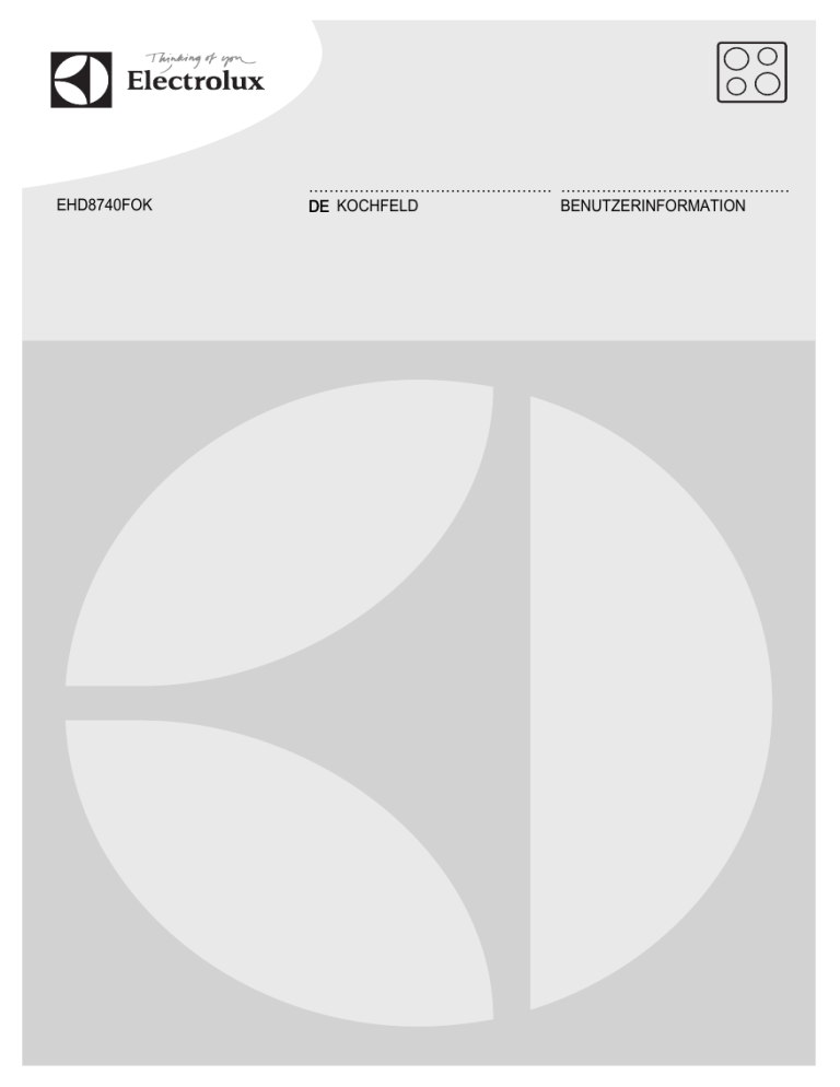 Electrolux EHD8740FOK User manual Electrolux EHD8740FOK User manual