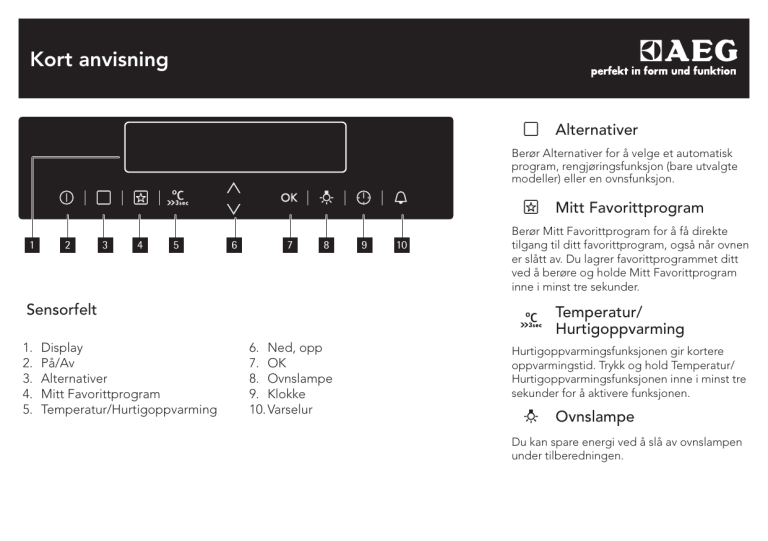 AEG BP7004021M, BP7304151M Quick start guide AEG BP7004021M, BP7304151M Quick start guide