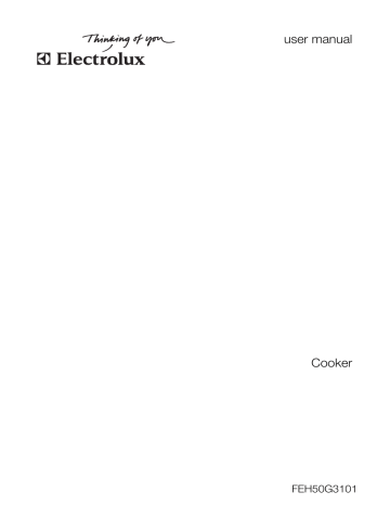 Electrolux FEH50G3101 User manual Electrolux FEH50G3101 User manual