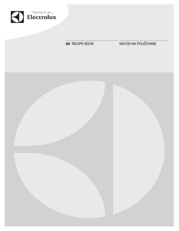 Electrolux EOA5851AAX Recipe book Electrolux EOA5851AAX Recipe book