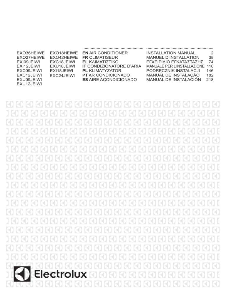 Electrolux EXC650EIWA24 Installation guide Electrolux EXC650EIWA24 Installation guide