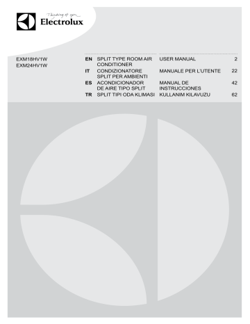 Electrolux EXM24HV1WE User manual Electrolux EXM24HV1WE User manual