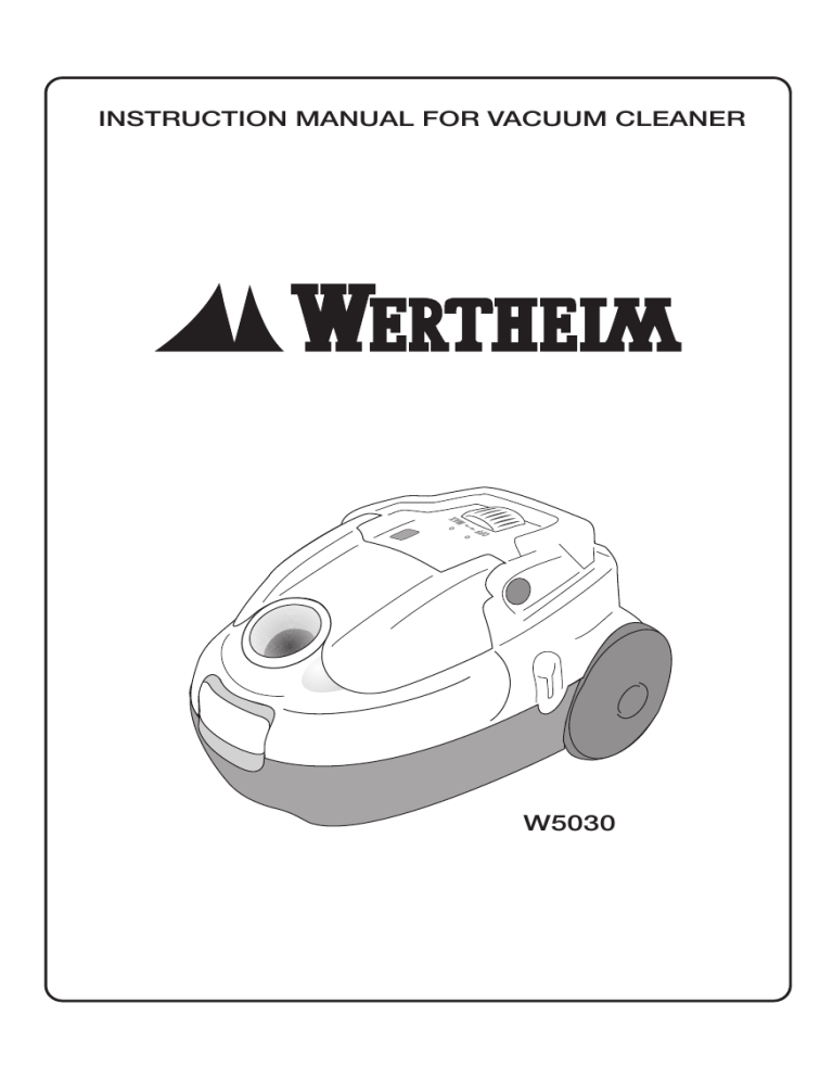 WERTHEIM W5030, 7010TITAN, HN7005, ADVANTIS B MIO N2 User manual WERTHEIM W5030, 7010TITAN, HN7005, ADVANTIS B MIO N2 User manual