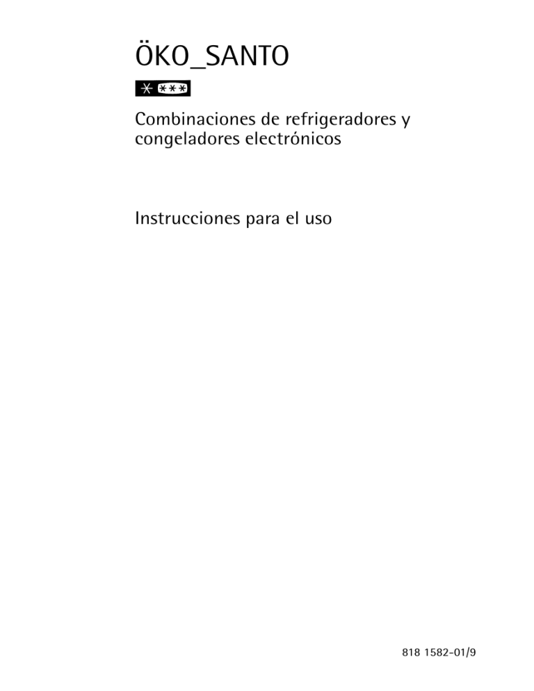 Electrolux ÍS3688-6KG User manual Electrolux ÍS3688-6KG User manual