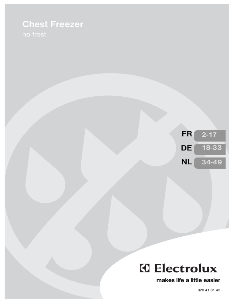 Electrolux ECM2771 User manual Electrolux ECM2771 User manual