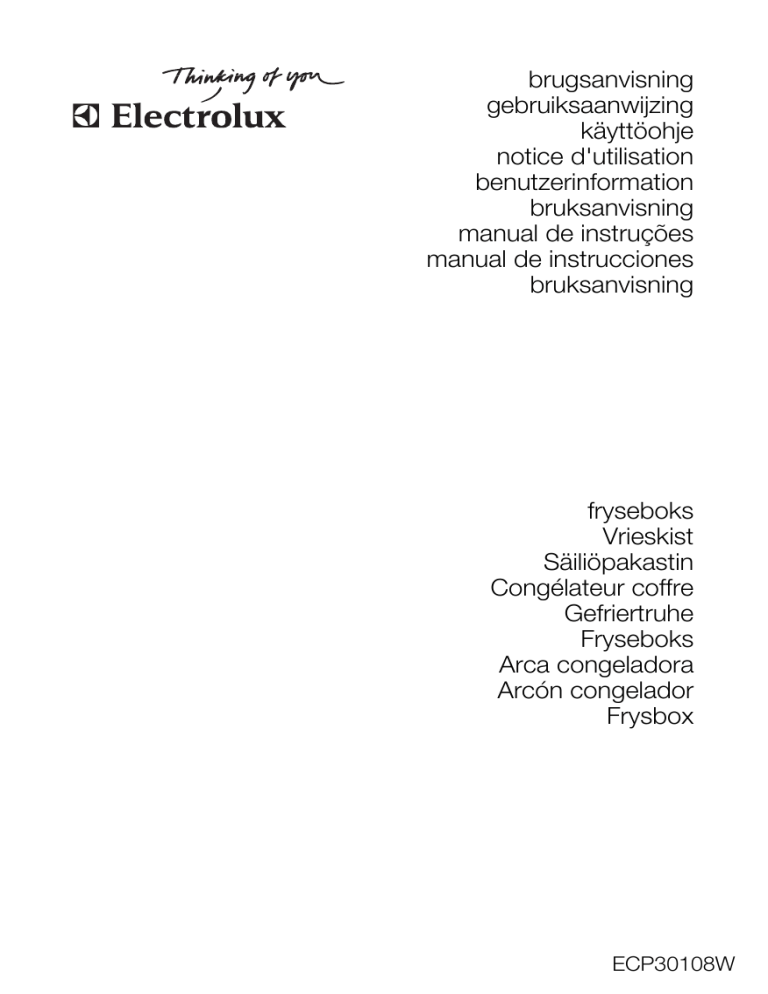 Electrolux ECP30108W User guide Electrolux ECP30108W User guide