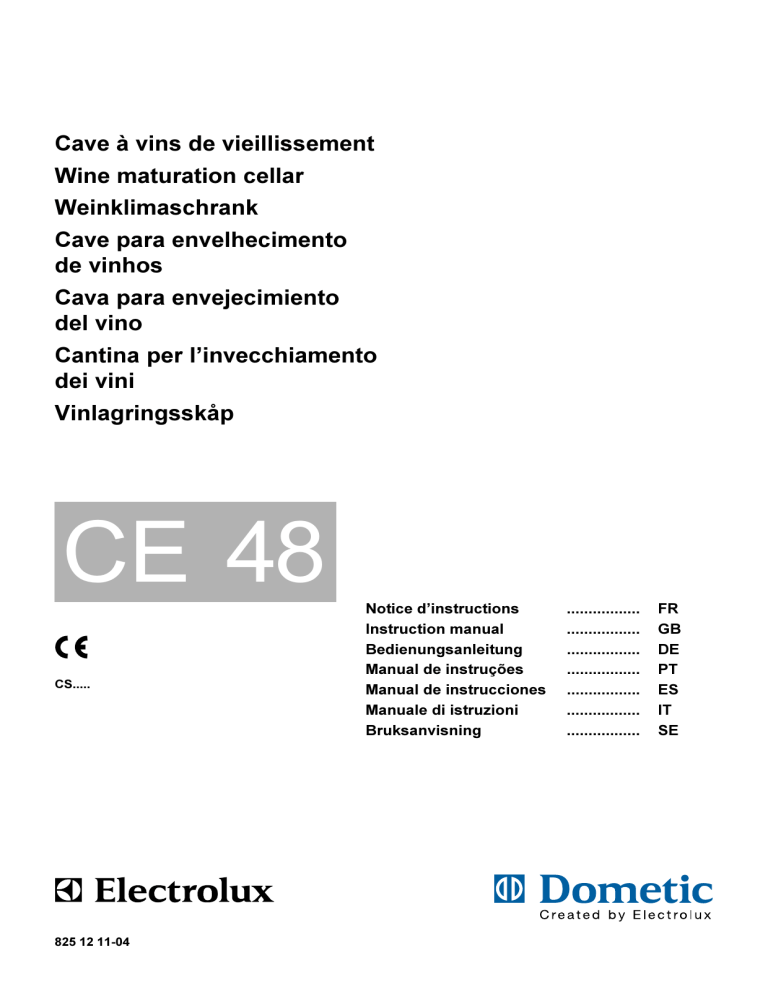 Electrolux CE48 User manual Electrolux CE48 User manual