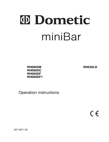 Dometic RH030, RH060, A310MB User manual Dometic RH030, RH060, A310MB User manual
