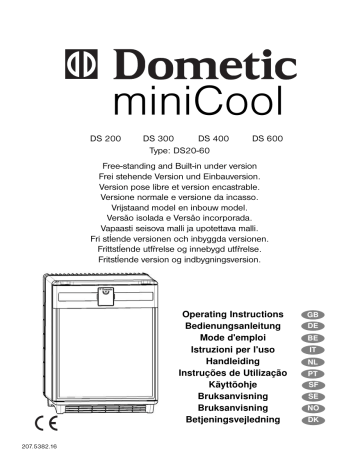 Dometic DS400BIU, DS300BIU User manual Dometic DS400BIU, DS300BIU User manual