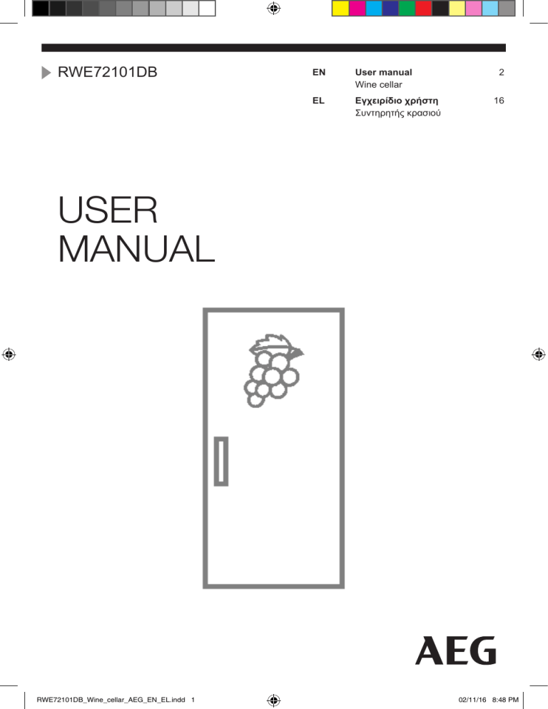 AEG RWE72101DB User manual AEG RWE72101DB User manual