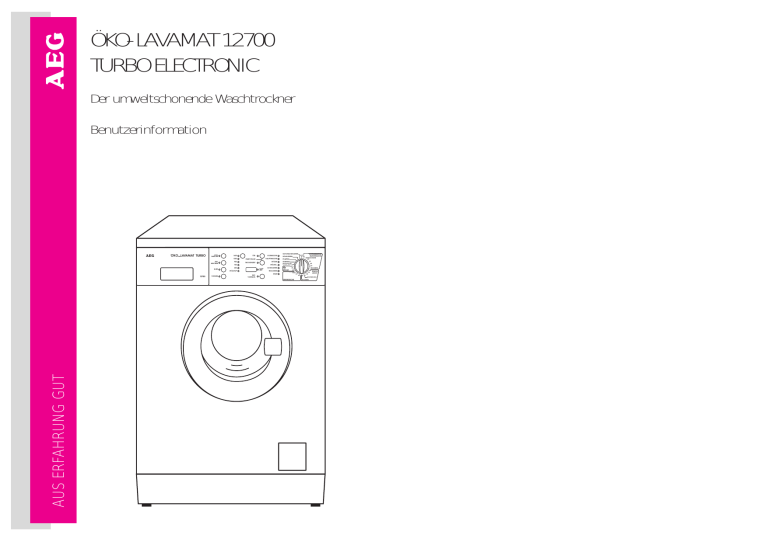 AEG 12700 User manual AEG 12700 User manual