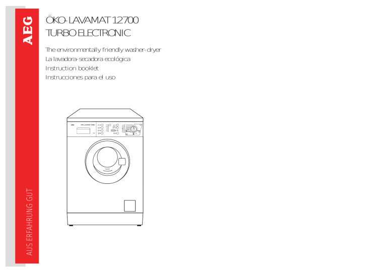 AEG 12700 User manual AEG 12700 User manual