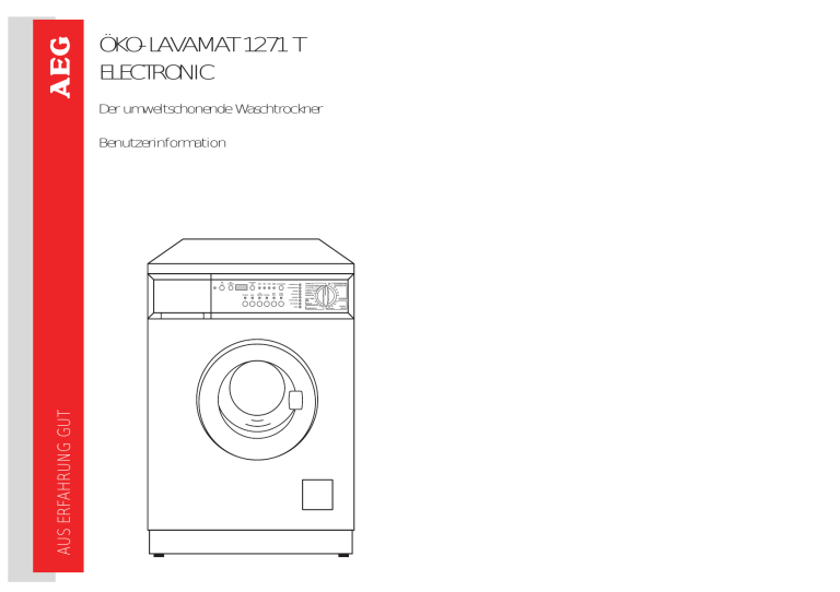 AEG 1271TURBOELECT. User manual AEG 1271TURBOELECT. User manual