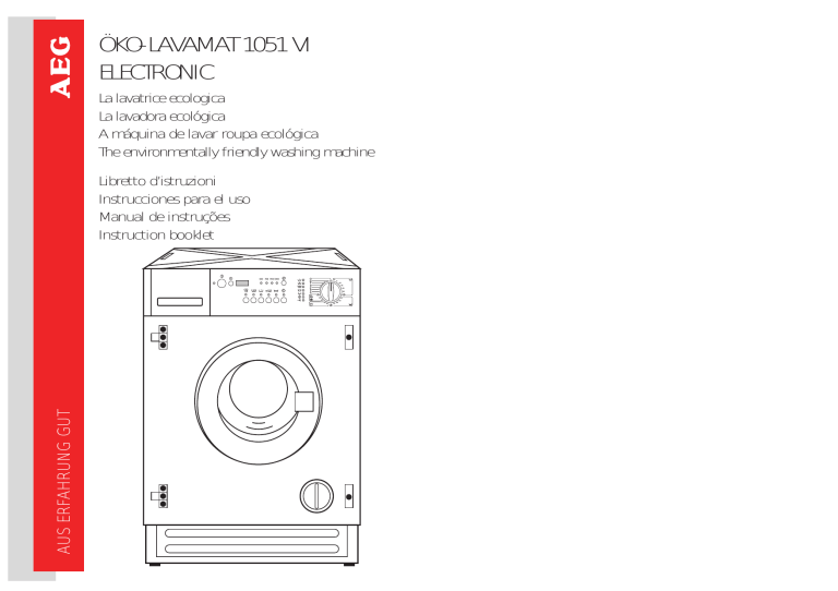 AEG 1051VIELECTRON User manual AEG 1051VIELECTRON User manual