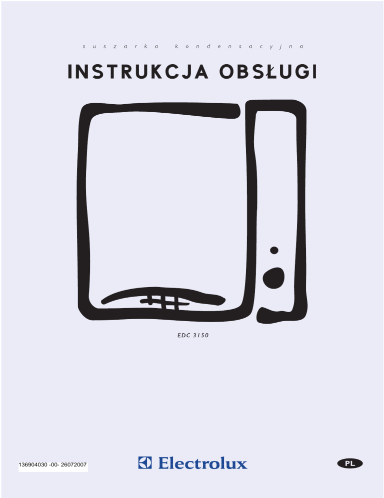 Electrolux EDC3150 User manual Electrolux EDC3150 User manual