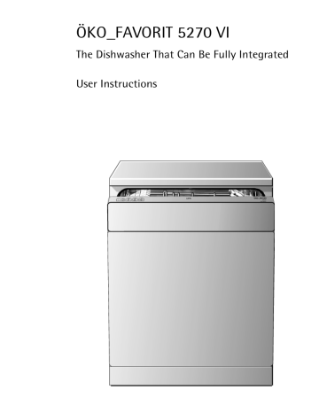 AEG FAV5270VI User manual AEG FAV5270VI User manual