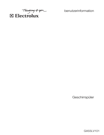Electrolux GA55LV101 User manual Electrolux GA55LV101 User manual