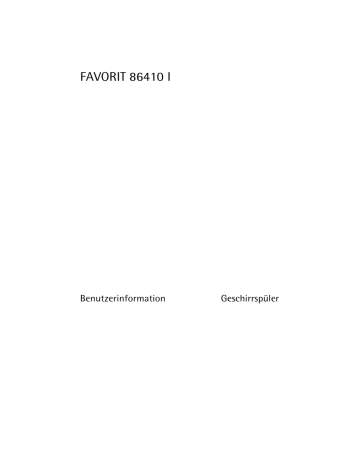Aeg-Electrolux F86410IM User manual Aeg-Electrolux F86410IM User manual
