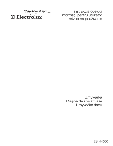 Electrolux ESI44500XR User manual Electrolux ESI44500XR User manual