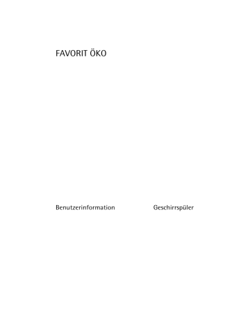 Aeg-Electrolux FAVÖKO User manual Aeg-Electrolux FAVÖKO User manual