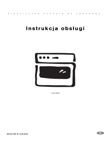 Electrolux EON6690X User manual Electrolux EON6690X User manual